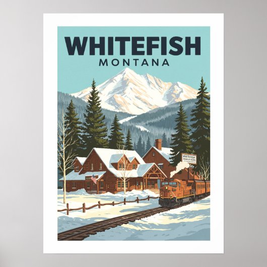  witvis Montana Poster (Voorkant)