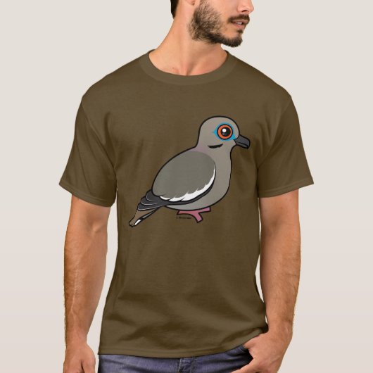 Witvleugelduif T-shirt (Voorkant)