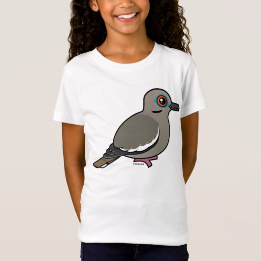 Witvleugelduif T-shirt (Voorkant)