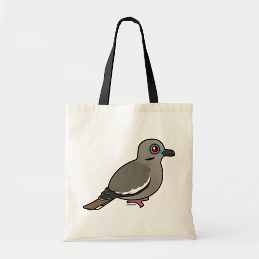 Witvleugelduif Tote Bag (Voorkant)