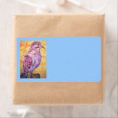 Witvleugelige Dove art Etiket (Insitu)