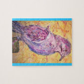 Witvleugelige Dove art Legpuzzel (Horizontaal)