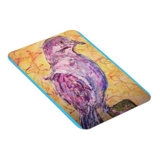 Witvleugelige Dove art Magneet (Rechterzijde)