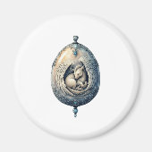 Witvleugelmagnet Magneet (Voorkant)