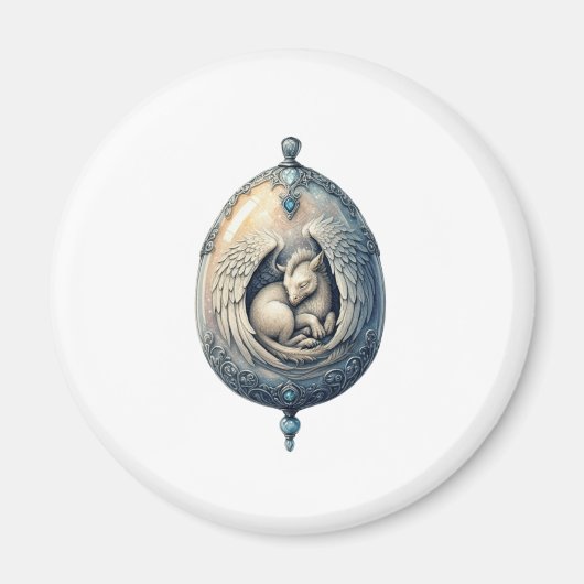 Witvleugelmagnet Magneet (Voorkant)