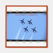 witvogels magneet (Voorkant)