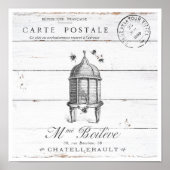 Witwashout -  bijenkorf poster (Voorkant)