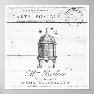 Witwashout -  bijenkorf poster