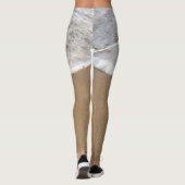Witwassen in de oceaan leggings (Achterkant)
