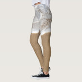 Witwassen in de oceaan leggings (Links)