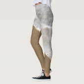 Witwassen in de oceaan leggings (Links)