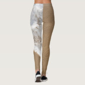 Witwassen in de oceaan leggings (Achterkant)