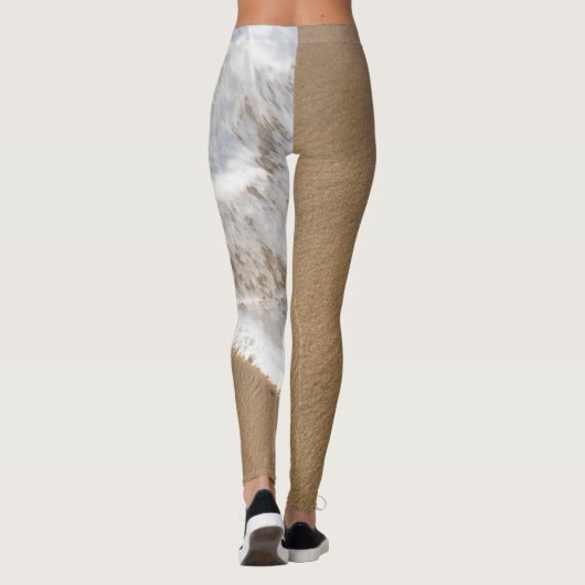 Witwassen in de oceaan leggings (Achterkant)