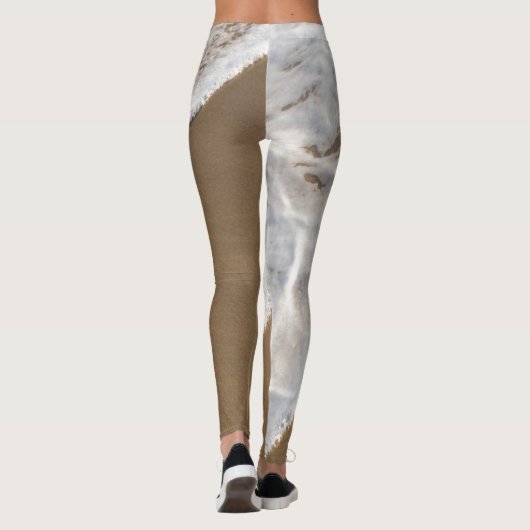 Witwassen in de oceaan leggings (Achterkant)