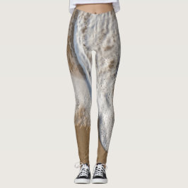 Witwassen in de oceaan leggings
