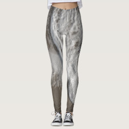 Witwassen in de oceaan leggings