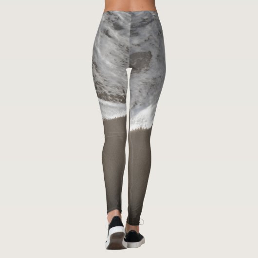 Witwassen in de oceaan leggings (Achterkant)