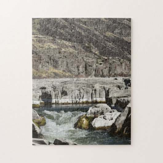 Witwater door Basalt Kloof Puzzel (Verticaal)