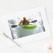 WITWATER KIPPEN. RECHTHOEKIGE STICKER (Envelop)