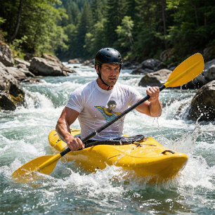 Witwater Rafting Avontuur met Bange Jongen  T-shirt