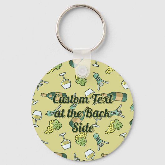 Witwijn sleutelhanger (Achterkant)