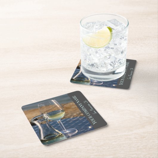 Witwijndocument Onderzetter voor wijnwinkel of wij (Insitu)