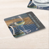 Witwijndocument Onderzetter voor wijnwinkel of wij (Schuin)