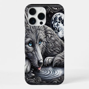 Witwollen Wonder onder Maanlicht iPhone 16 Pro Max Hoesje
