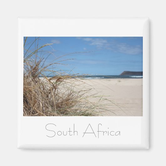 Witzand Beach Sand South Africa SA Magnet (Voorkant)