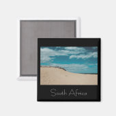 Witzand Beach Sand South Africa SA Magnet (Voorkant / Achterkant)