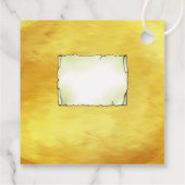 Witziger Weihnachtsbaum Bedankjes Labels (Achterkant)