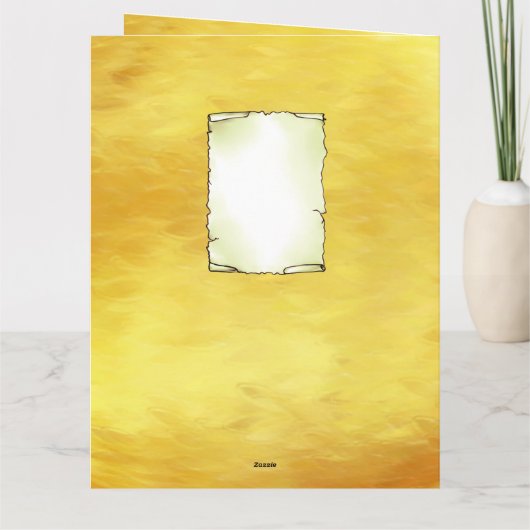 Witziger Weihnachtsbaum Kaart (Achterkant)