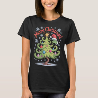 Witziges XMAS Shirt – Weihnachtsbaum mit Kugeln