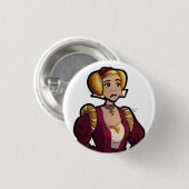 Wiven van Henry VIII Badge - Anne of Cleves Ronde Button 3,2 Cm (Voorkant /achterkant)