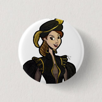 Wiven van Henry VIII Badge - Catherine Howard Ronde Button 3,2 Cm