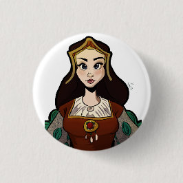 Wiven van Henry VIII Badge - Jane Seymour Ronde Button 3,2 Cm