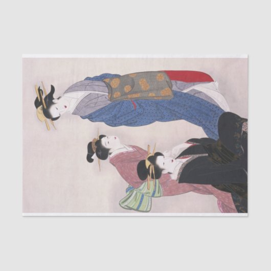 Wiven van Merchants van Yamaguchi Soken Tissuepapier (Voorkant)