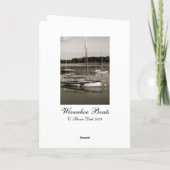 Wivenhoe Boats Kaart (Achterkant)