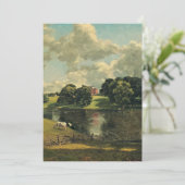 Wivenhoe Park door John Constable Kaart (Staand voorkant)