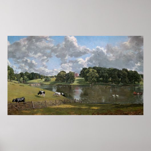 Wivenhoe Park, Essex door John Constable Poster (Voorkant)