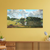Wivenhoe Park, Essex van John Constable (1816) Canvas Afdruk (Insitu (Woonkamer))