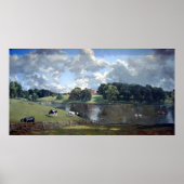 Wivenhoe Park van John Constable Poster (Voorkant)
