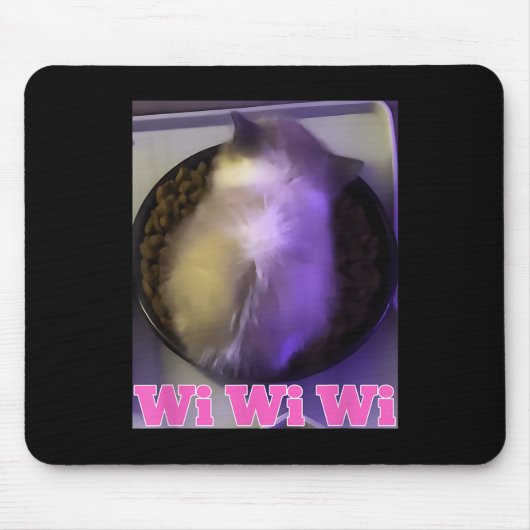 Wiwiwi Cat Meme Muismat (Voorkant)