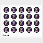 Wiwiwi Cat Meme Ronde Sticker (Vel)