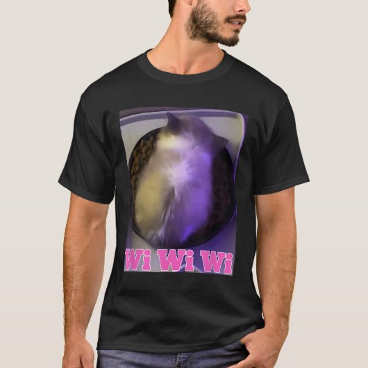 Wiwiwi Cat Meme T-shirt (Voorkant)