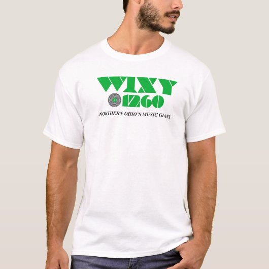 WIXY 1260 Cleveland 1970-Logo T-shirt (Voorkant)