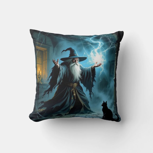 Wizand Cat Kussen (Voorkant)