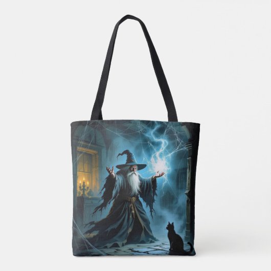 Wizand Cat Tote Bag (Achterkant)