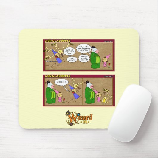 Wizard101 Abracadoedle Comic Mousepad Muismat (Met muis)