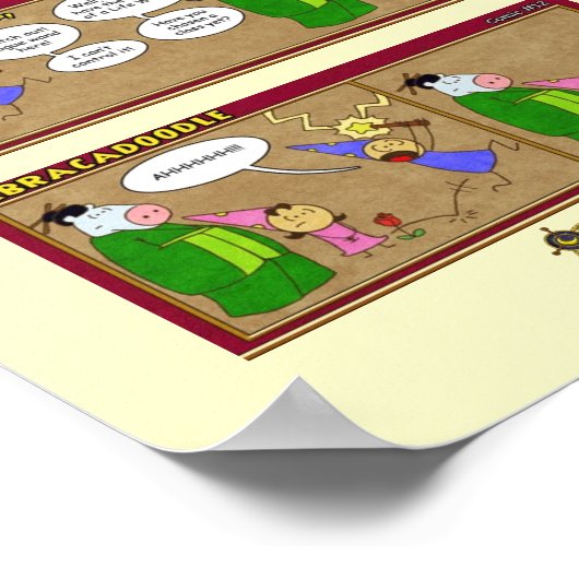 Wizard101 Abracadoedle Comic Poster (Hoek)